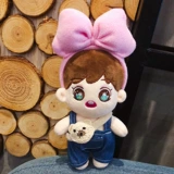 Подтяжки, комплект, джинсовая повязка на голову, комбинезон, сумка через плечо, 3 предмета