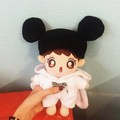 Кукла, мультяшный плюшевый комбинезон, комплект, 20см