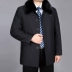 Trung niên và cũ bông quần áo nam mùa đông dày áo của nam giới cơ thể đặc biệt cộng với phân bón XL nam quần áo ông già cotton coat cha