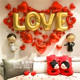 Креативный макет, украшение на день Святого Валентина, комбинированный воздушный шар