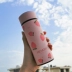 Hồng tươi cốc nữ sinh viên phiên bản Hàn Quốc của xu hướng sáng tạo cốc nước cầm tay văn học đơn giản cốc inox - Tách bình đựng nước thủy tinh có vòi Tách