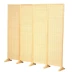 Vách ngăn gỗ tre chắc chắn Phòng khách di động Trung Quốc hiện đại tối giản gấp phòng ngủ khách sạn đơn giản hiên tường - Màn hình / Cửa sổ