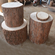 Rễ khắc phân cây thông trụ gỗ gốc gỗ băng ghế gỗ cọc gốc cây cà phê cơ sở bàn ghế ngồi hoa khung tùy chỉnh - Các món ăn khao khát gốc