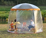 Уличная ветрозащитная удерживающая тепло палатка на солнечной энергии