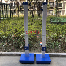 Прыжок в высоту 方管铝合金比赛跳高架 撑杆跳高架 带刻度升降带轮子可移动跳高架