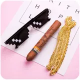 Сигара моделирования Cohiba gao xiba Сигарная смола модель сигара сигарета сигарета для стрельбы по бодрству косплей реквизит