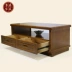 Thưởng thức đơn giản hiện đại Trung Quốc phòng khách gỗ rắn hình chữ nhật căn hộ nhỏ với ngăn kéo lưu trữ bàn cà phê Thượng Hải