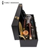 Арабский портативный кальян, деревянный чемодан, полный комплект