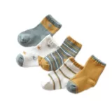 Детские демисезонные хлопковые милые тонкие носки для раннего возраста для мальчиков, 2 лет, осенние