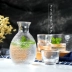 Xin Yaju Nhật Bản Sáng Tạo Glass Rượu Sake Bộ Búa Dòng Wenge Rượu Vang Dispenser Wine Glass Sho