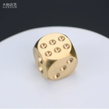 Латунные игральные кости, ручка, металлическое украшение в руку