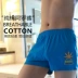 Quần lót nam quần đùi rộng rãi mùa hè phần mỏng thoáng khí cá tính cotton quần đùi size lớn quần đùi - Giữa eo
