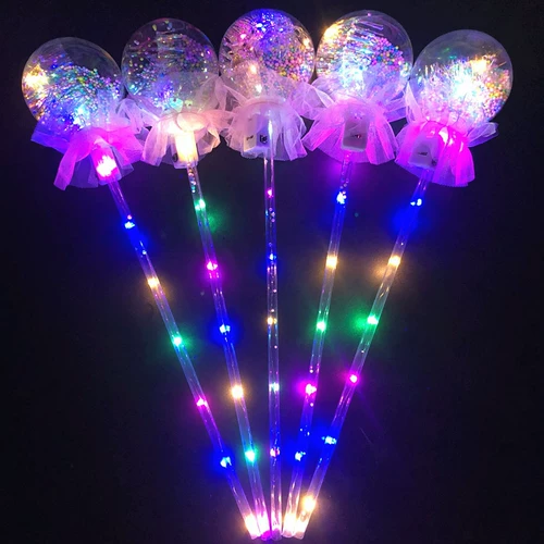 Чистый красный новый портативный прозрачный шарик дуйин, те же самые светящиеся квадратные киоски для ночного рынка игрушек.