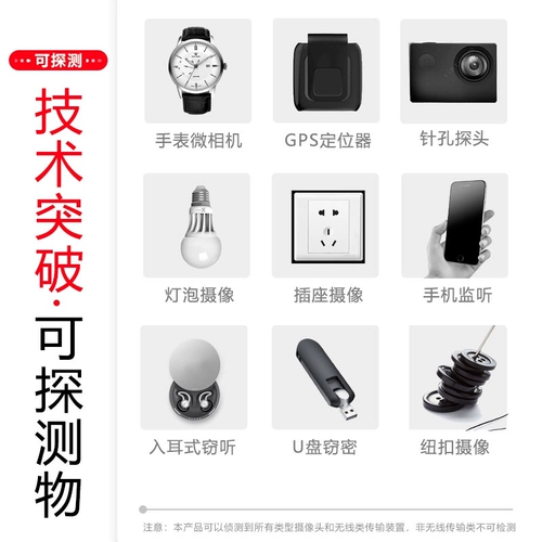 Умный детектор с камерой анти -мониторинг визуального инфракрасного сигнала GPS Детектор Anti -Sneak Shot Hotel Anti -Peeping Artifact