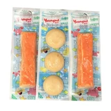 Laiden Yami Crab Crab Stick Сыр Сэндвич Торт треска 35G*3 пачки детских глубоких море мгновенные закуски