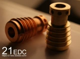 21EDC Brass Bronze High -Presision Mini Laser Ballistic Bead ракетная кулона подвеска