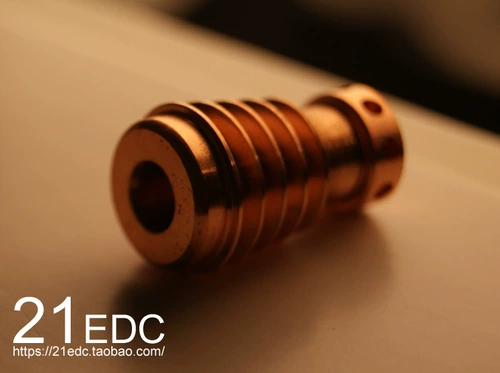 21EDC Brass Bronze High -Presision Mini Laser Ballistic Bead ракетная кулона подвеска