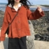 Hàn quốc ulzzang phong cách Harajuku bf mùa thu Hàn Quốc phiên bản của loose hoang dã áo len cardigan áo len lông nữ sinh viên Áo len