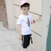 Chàng trai mùa hè phù hợp với 2018 trẻ em mới ngắn tay cậu bé mùa hè trẻ em mặc trẻ em lớn Hàn Quốc phiên bản của thủy triều phù hợp với hai mảnh shop quần áo trẻ em đẹp Phù hợp với trẻ em