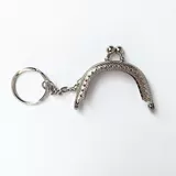 Маленькая кукла с аксессуарами ручной работы, золотой серебряный брелок с ключом, 5 см