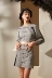 Tự chế Trung Quốc phong cách handmade khóa đào nhỏ cổ áo ngắn áo khoác RIMLESS vô biên thiết kế ban đầu thương hiệu shop áo khoác nữ hàn quốc Áo khoác ngắn