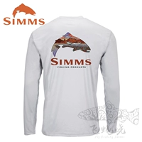 Simms Troutscape стерлинговой круглой шеи