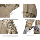 American Crye Precision Combat G4 Tactical Top Top MC Camouflage Elastic Quick -Drying лягушательная одежда
