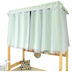 Sinh viên ký túc xá giường rèm muỗi net tích hợp bóng râm Hàn Quốc giường màu tinh khiết 幔 Công chúa phòng ngủ bunk cần thiết tạo tác Bed Skirts & Valances