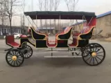 Продажа изысканной туристической туристической перевозки в стиле европейского стиля настоящая каретка живописные места, туристический туризм, туристический свадебный прием пищи.