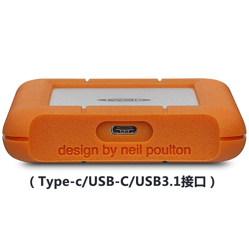 Жесткий мобильный диск Lacie, ударопрочный, USB-C 1Т/2Т/4Т/5ТБ, Type-C/USB3.2/3.1 Reizi
