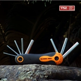 Шестиугольный складной гаечный ключ, перчатки, комплект, велосипед, европейский стиль