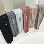 Quần pyjama nữ mùa hè mặc quần nhà cộng với chất béo co giãn lười biếng cotton thẳng chân yoga dây đai chín quần - Quần tây quần thun dài nữ