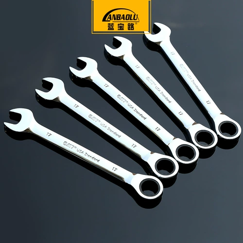 Двухсторонний сборный гаечный ключ с двойным цепочкой, двойная целевая гаечная гаечная гаечная гаечная гаечная гамма