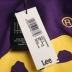 Trung tâm mua sắm mới của nam giới 2019 với cùng một đoạn áo thun cotton màu tím cùng logo nam tay ngắn L372253RX9NZ - Áo phông ngắn