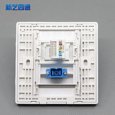 Розетка сетевая LAN 86型sc光纤网络插座面板rj45网线模块加光钎入户电脑宽带插座面板