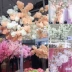 Mô phỏng hoa anh đào cành hoa anh đào hoa đào hoa đào cành hoa nhựa trang trí hoa vườn hoa phòng khách hạ cánh hoa nhân tạo - Hoa nhân tạo / Cây / Trái cây