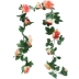 Mô phỏng Hoa hồng cưới Vine Hoa giả bằng nhựa Hoa lụa Điều hòa nhiệt độ sưởi ấm Trang trí ống hoa treo tường Vine - Hoa nhân tạo / Cây / Trái cây