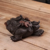 Творческая удача золотая жаба бутик Zisha Tea Pet может поддержать Wangwangcai Большой золотая жаба чайная церемония