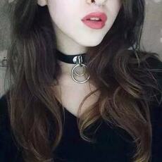 Ожерелье 儿童暗黑朋克锁骨链女童原宿项圈choker项链小孩舞台演出时尚颈带