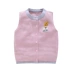 2019 New Baby Vest mùa xuân và mùa thu Cotton đan cardigan Boy Baby Sweater Girl Vest Thin Shoulder Wear - Áo ghi lê