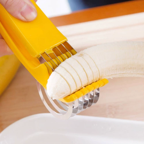 Банановый ломтик резка банановый артефакт банановый нож для резки ветчины и кишечника Многофункциональный джиттер салат -салат