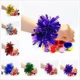 Танцующие блестки для ногтей для раннего возраста, цветок на запястье, браслет, ювелирное украшение, аксессуар