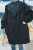 Cai Xukun Chen Linong Fan Yi với đoạn dài dụng cụ áo gió đường phố hip hop áo khoác trùm đầu quần áo