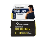 Sea to summit, дорожный хлопковый спальный мешок для путешествий для взрослых, вкладыш