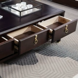 Новый китайский чайный стол с твердым деревом zen Zen Store Teabet Sable Living Room Небольшой офис отель B & B Tea Furniture