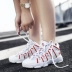 Giày nam Xu hướng Hàn Quốc Giày đa năng Anh Giày vải mùa hè Giày nhỏ màu trắng thủy triều những người yêu thích giày thường Plimsolls
