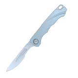 Маленький брелок, металлический складной нож, складное лезвие, алюминиевый сплав