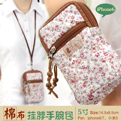 Apple, сумка на запястье для пожилых людей, сумка через плечо, кошелек, ткань, маленький летний танцующий мобильный телефон, для среднего возраста