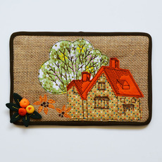 Декор для выключателя 全盖式遮光开关套布艺罩开关贴创意插座套开关装饰双开三开四开