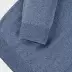 Áo len cổ lọ tay dài cổ chữ V cổ điển của HLA Haishu 2018 mùa đông mới ấm áp màu sắc đơn giản áo len nam Áo len